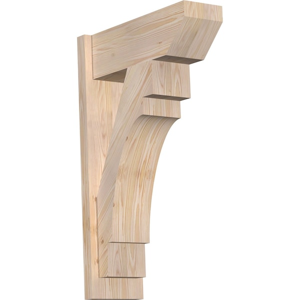 Ekena Millwork Merced Slat Smooth Outlooker, Douglas Fir, 7 1/2"W x 20"D x 32"H OUT08X20X32MRC06SDF - main